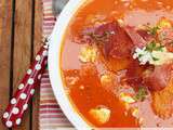 Soupe poivron repas