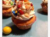 Cupcakes aux m&m’s… comment manger des m&m’s sans en avoir l’air