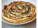 Du fond du frigo – Tarte courgettes chèvre romarin