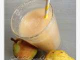 Smoothie maison poire miel cannelle