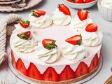 Cheesecake aux fraises sans cuisson