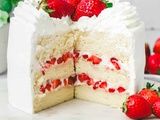 Gâteau Layer Cake Fraise Chantilly