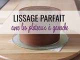 Lissage parfait avec les plateaux à ganache