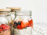 Overnight Oats - flocons d'avoine du lendemain