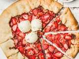 Tarte rustique aux fraises facile et rapide