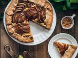 Tarte rustique poires amandes