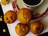 Muffins à l’ananas et aux pépites de chocolat au lait