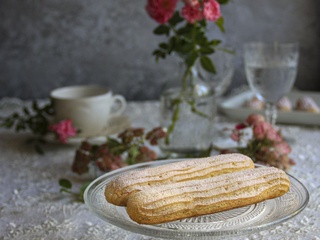 Eclair Vanille Framboise