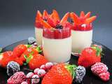 Panna Cotta coulis de fruits rouges