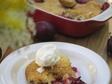 Plum Cobbler ou Cobbler Aux Prunes