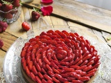 Tarte Fraise Rhubarbe