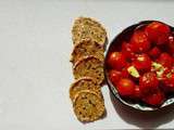 Explosion de tomates cerises confites