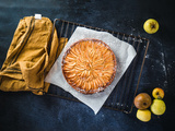 Tarte aux pommes et aux amandes façon Frédéric Michalak