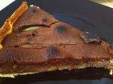 Tarte poires Amande Chocolat