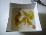 Gazpacho blanco (amandes et ail)