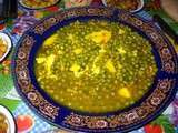 Tagine de viande aux petits pois