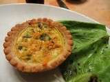 Tartelettes aux carottes, cumin et coriandre