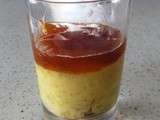 Verrine mousse de mangue au mascarpone