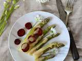 Asperges à la vapeur et chorizo grillé