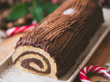 Bûche roulée au chocolat