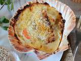 Cassolette de Saint-Jacques dans leur coquille