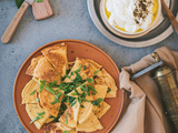 Galette à la farine de pois chiche