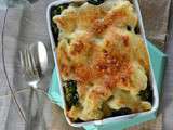 Gratin de chou-fleur et brocoli