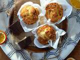 Muffins au chocolat et zestes d’orange