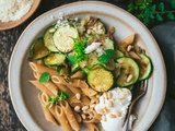 Pâtes aux courgettes et ricotta