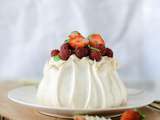 Pavlova aux fruits rouges