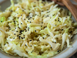 Salade de chou blanc japonaise