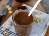 Smoothie avocat, chocolat et pistache