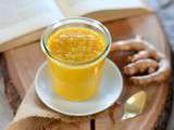 Smoothie orange, banane, gingembre et curcuma