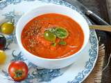 Soupe de tomates rôties {à manger chaude ou froide}