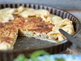 Tarte aux champignons et vieux cheddar