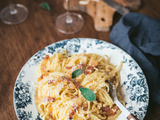 Vraie recette italienne des pâtes carbonara