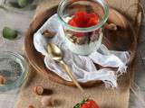 Yaourt de brebis aux graines de chia et fraises