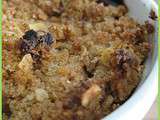 Crumble aux cerises