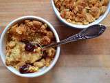 Crumble Pommes Cranberries