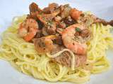 Linguini aux Crevettes et aux Girolles