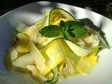 Salade de Courgettes Crues au Parmesan