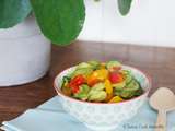 Courgettes et poivrons au lait de coco et curry #vegan