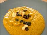 Purée de butternut et lentilles