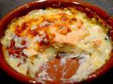 Gratin de Poisson et crevettes