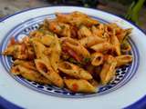 Salade de pâtes Froide Au Pesto Rouge