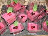 Mousse de fruits rouges