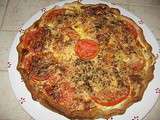 Tarte tomates lardons