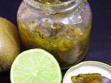 Confiture kiwis citron vert