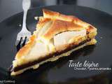 Tarte poire chocolat amandes