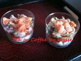 Verrine Tomate - Avocat - Saumon